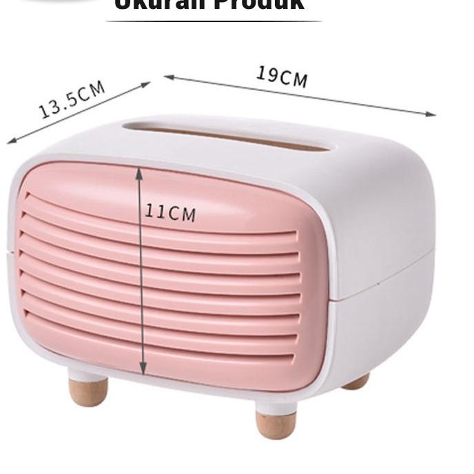 Angola Tissue Box Organizer D49 Tempat Wadah Tisu Kotak Tissue