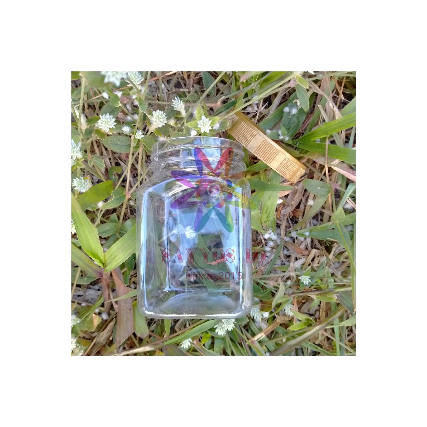 Toples Selai Plastik 300 Ml Kotak | Kemasan Package Botol Toples Bumbu Makanan Selai