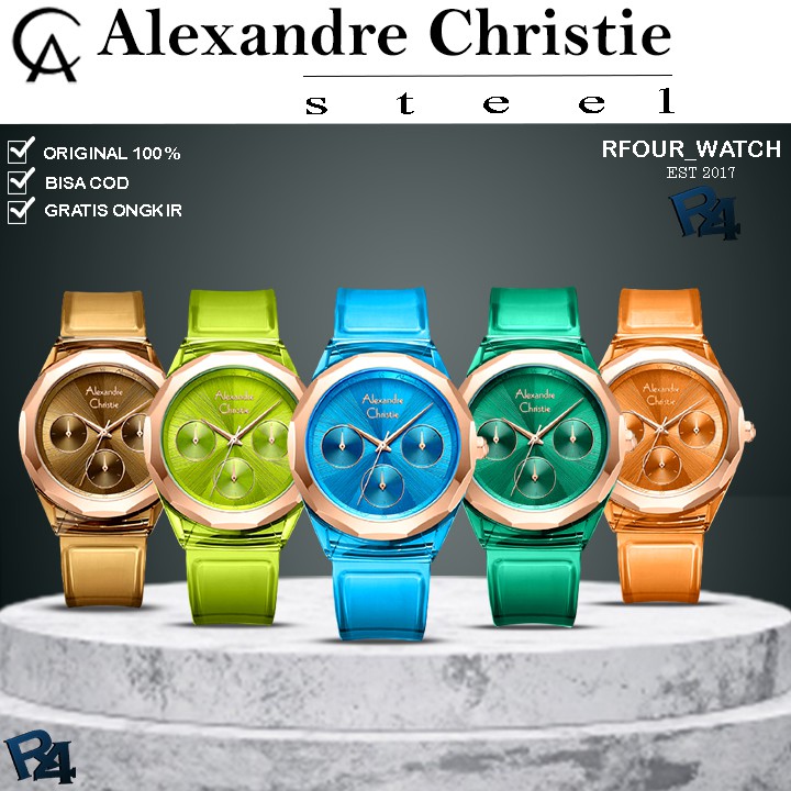 JAM ALEXANDER CHRISTIE WANITA ORIGINAL ALEXANDER CHRISTIE WANITA JAM TANGAN ALEXANDER CRISTIE 2808