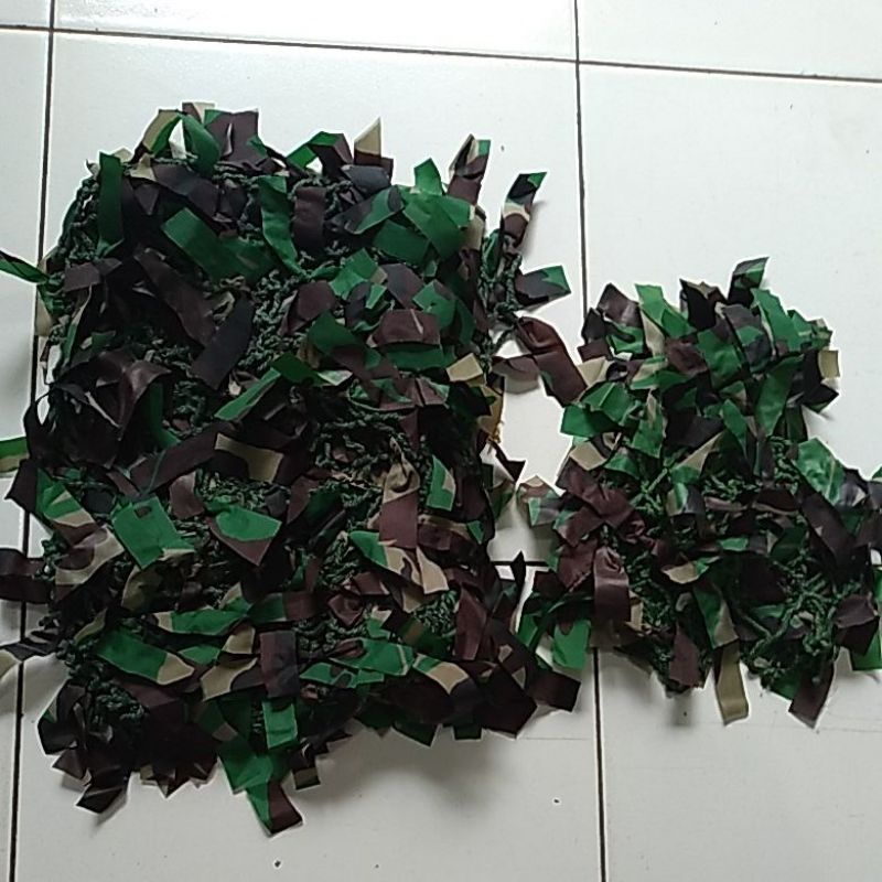 samaran ransel dan helm TNI AD