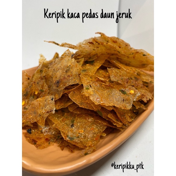 

KERIPIK KACA PEDAS DAUN JERUK 500gr