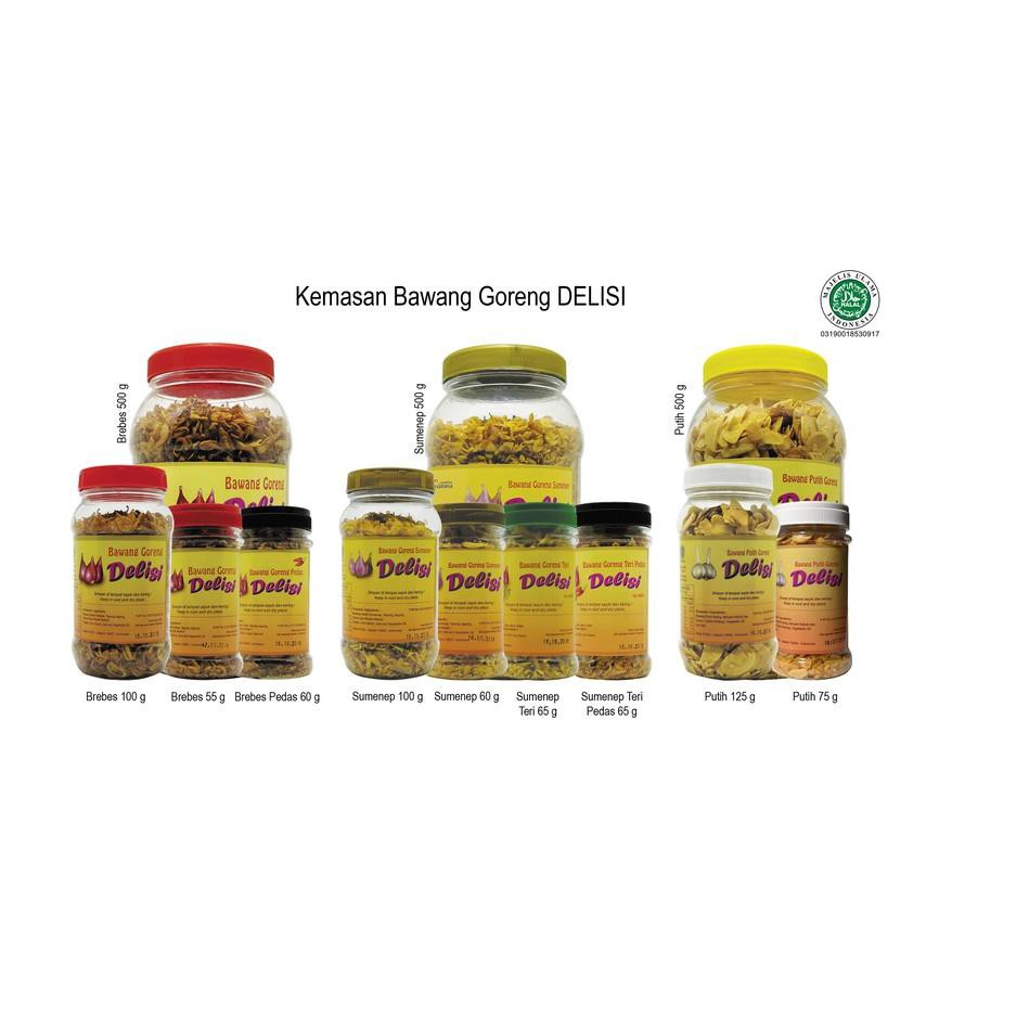 

PROMO 1.1 Delisi Bawang Goreng Brebes toples 100 gr Fried Shallot