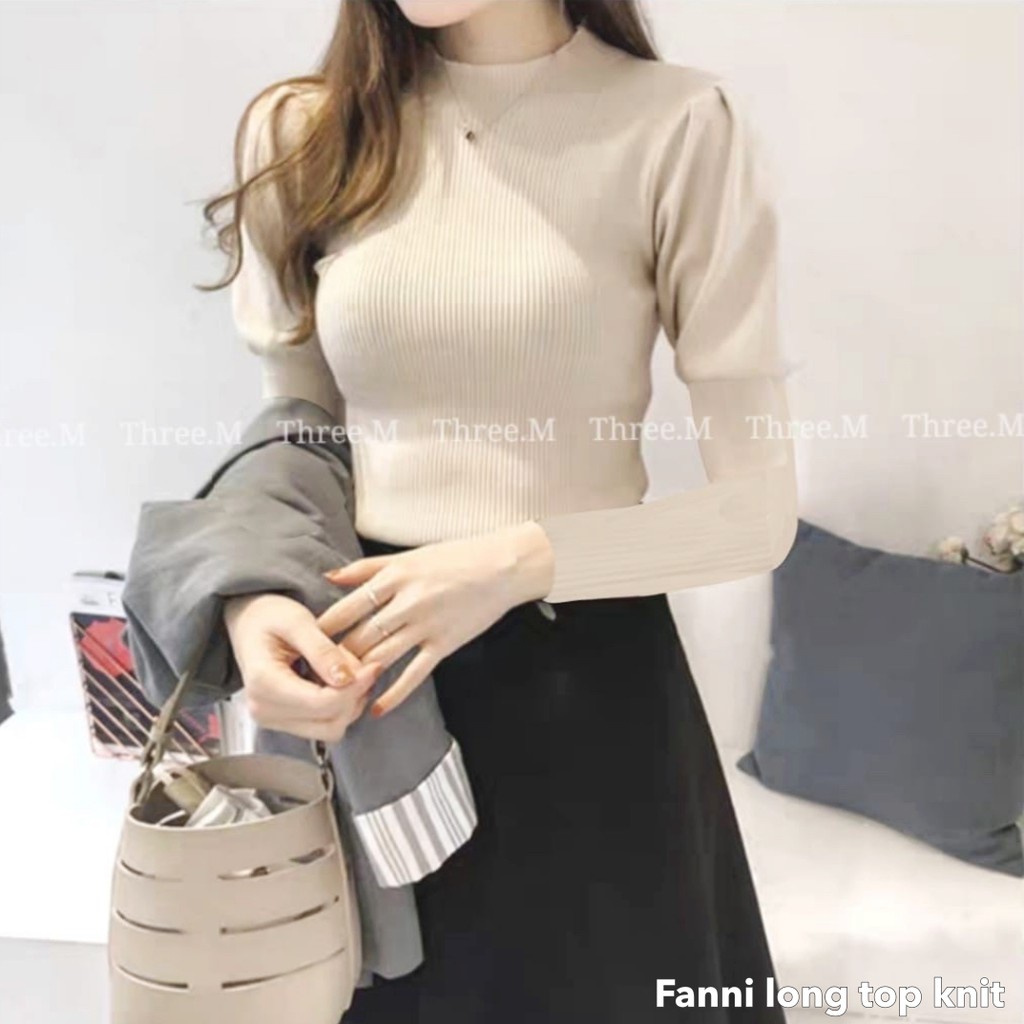 Fanni long top knit -Thejanclothes