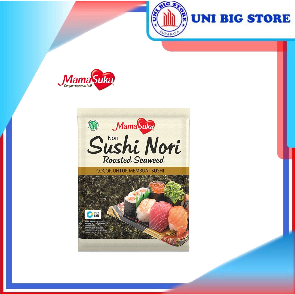 

Mama Suka Sushi Nori Roasted Seaweed 20 gr