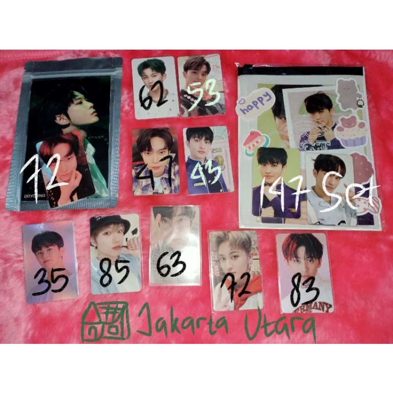 photocard pc nct doyoung sticker Jewel case mark nct 127 nct dream photoframe ncit tc let's play bal