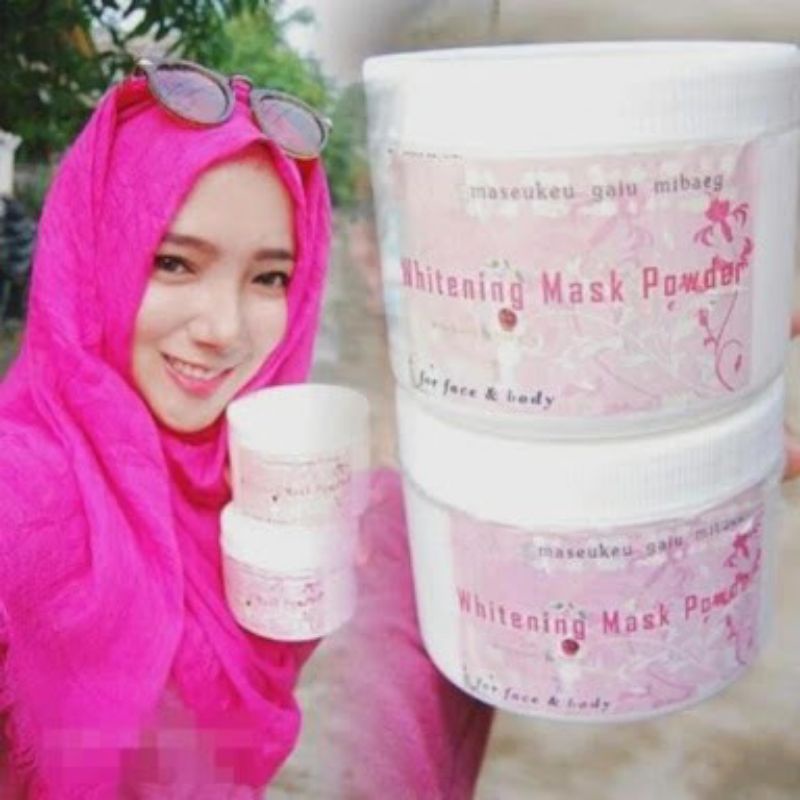 Pemutih Badan Korea | Lulur Pemutih | WMP Original | Whitening Mask Powder