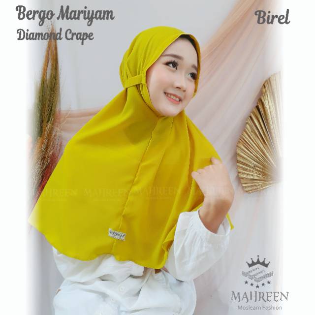 Ori mahreen hijab mariyam diamond crape