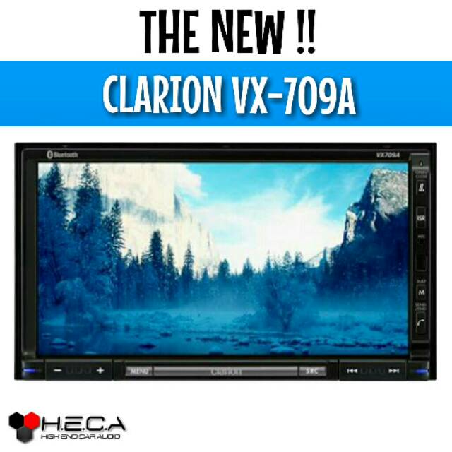 PROMO Head Unit Double Din CLARION VX709A [ORIGINAL dan BERGARANSI RESMI]