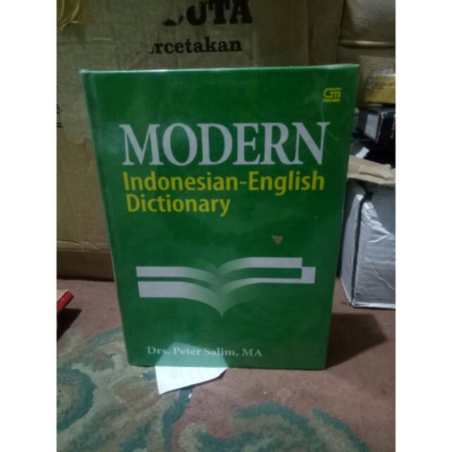 Buku Modern Indonesian English Dictionary Terlaris