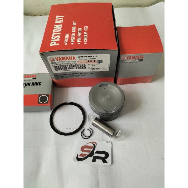 PISTON KIT OS,25 RING SEHER (2PH) Yamaha original YGP MIO M3 125 MIO SOUL GT 125