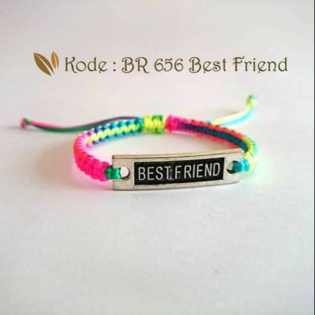 Gelang Best Friend Tali Rainbow