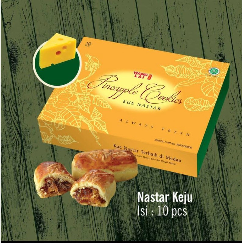 

Kue Nastar Keju Nenas Wang Lai Halal Pineapple Cookies Cemilan wanglai Oleh Oleh Medan