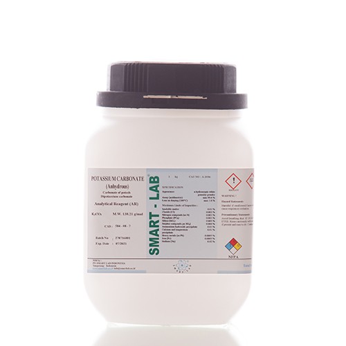 POTASSIUM CARBONATE ANHYDROUS 1KG SMART LAB BEST QUALITY