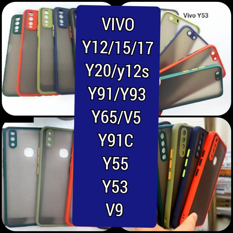 SLIKON / CASE  SOFT VIVO Y12/15/17/Y91/Y93/Y95/Y20/Y12S/Y20I/Y20S/Y91C/ MY CHOICE CASE