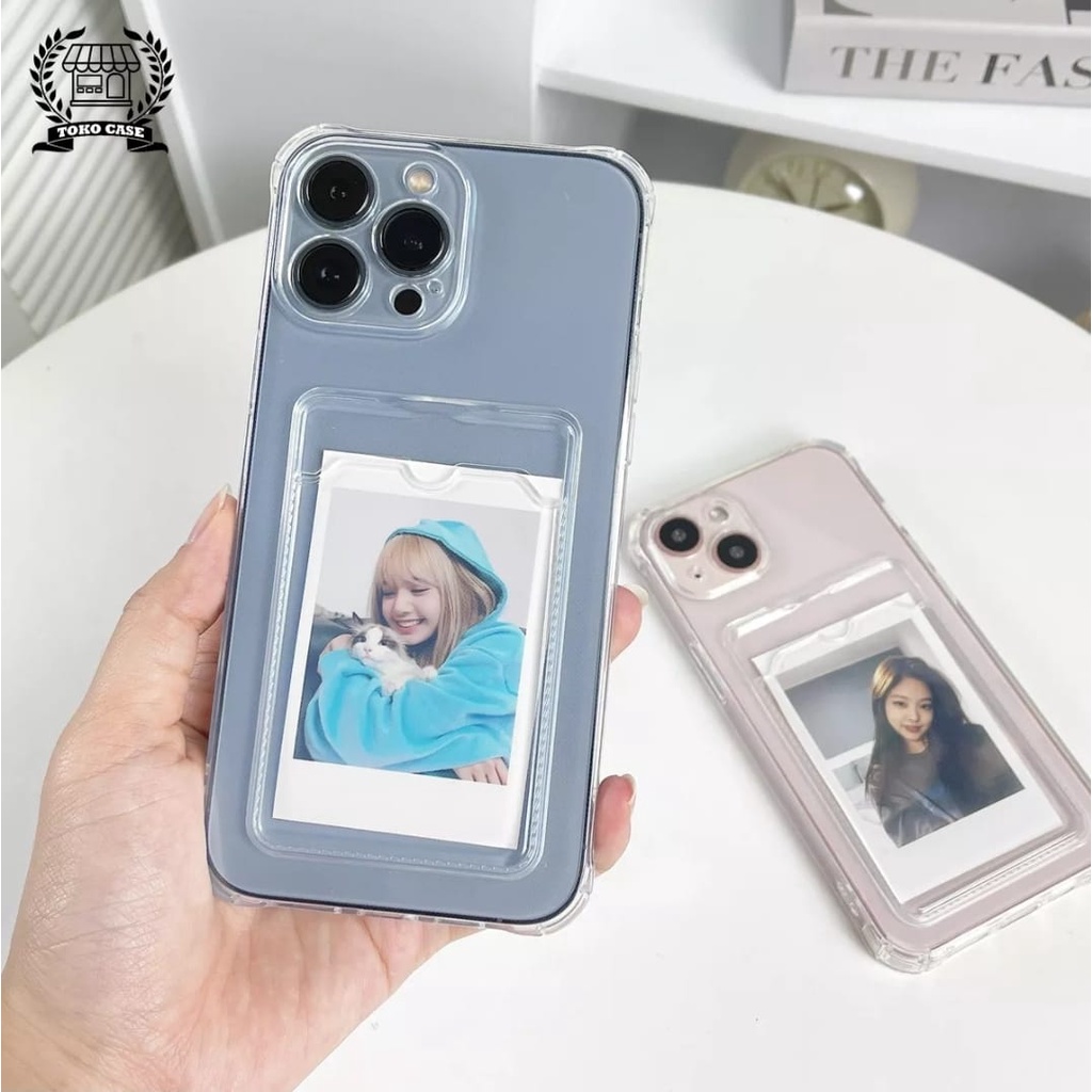 Card Holder Wallet Clear Case For  Samsung A03 A03S A03Core A02 A02s A12 M12 A11 M11 A21S A10 A10s A