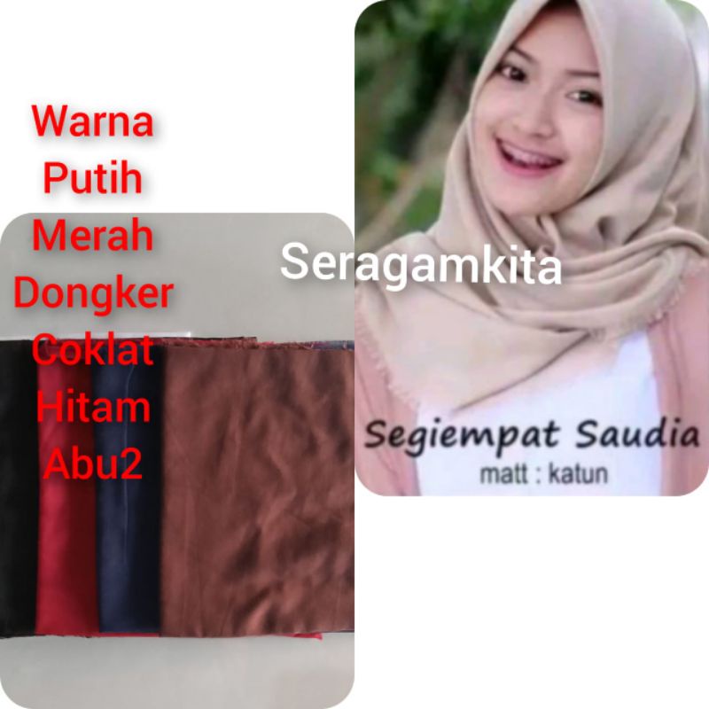 kerudung segi empat saudia