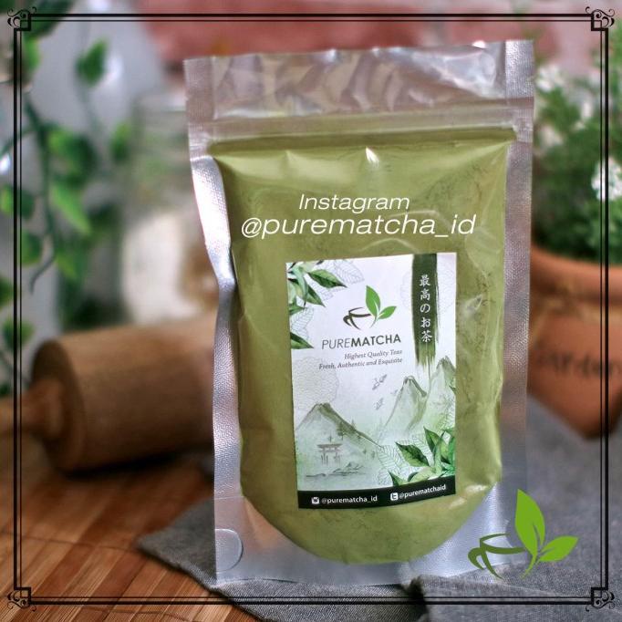 

[ COD ] Greentea Matcha / Green tea Powder Bubuk 100% Pure 100 gram TERLENGKAP Kode 1131