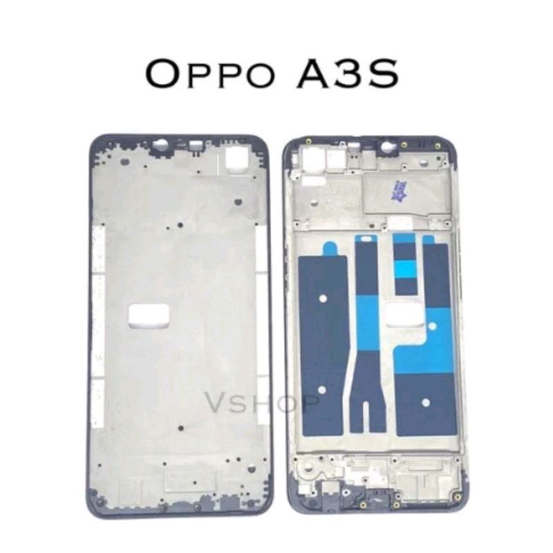 Frame+Backdoor Kesing Casing Housing Fullset Oppo A3S Cph1803 Original