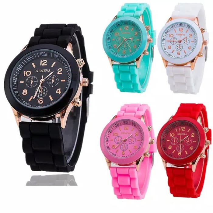 124 Geneva Jam Tangan Wanita Fashion watch Jam Tangan Cewek Jamtangan Jam tangan Murah Jam Cewe-6