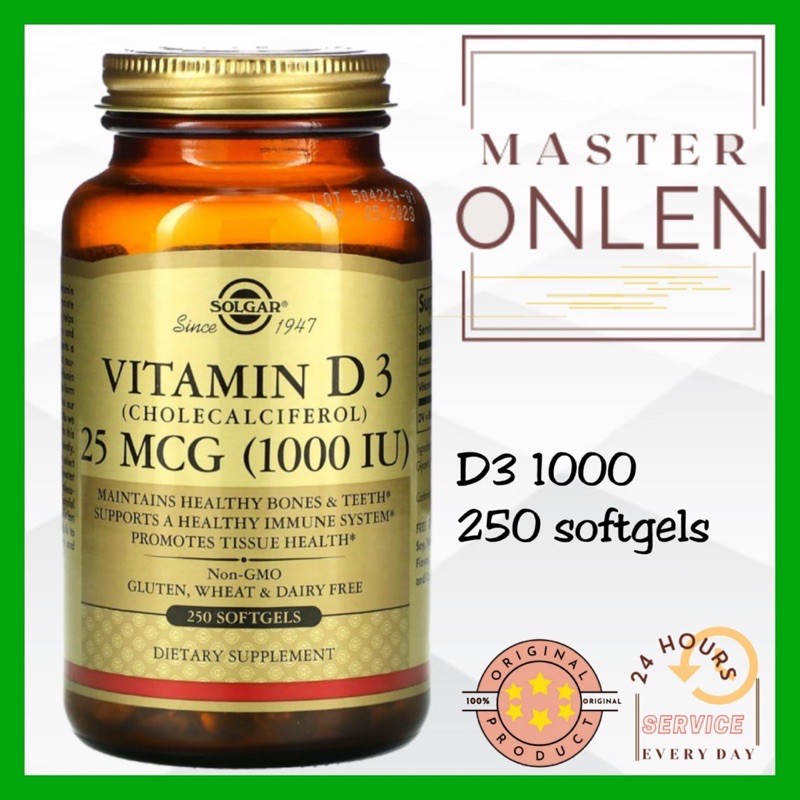 vitamin d3 1000 iu 250 softgels solgar vit d 3 1000iu usa d 3