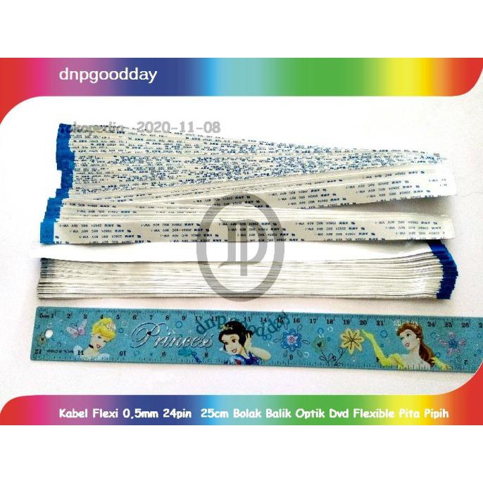 

Kabel Flexi 0,5Mm 24Pin 25Cm Bolak Balik Optik Dvd Flexible Pita Pipih Dnpgood11 Juara