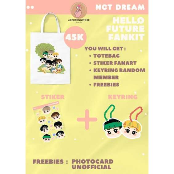 NCT DREAM HELLO FUTURE FANKIT