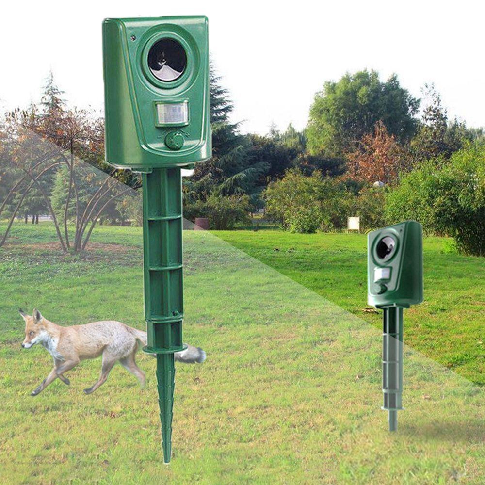 [Elegan] Animal Repeller Cat Outdoor PIR Sensor Humane Sonic Ultrasonic Pencegah Hama