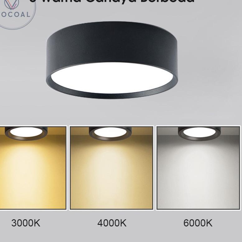 Terbagus.. Vocoal LED Downlight 5W 12W Lampu Plafon Rumah Indoor Wall Lampu Stair Corridor Lampu Min
