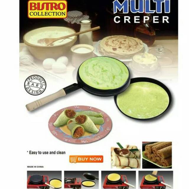 CETAKAN kue CREPE MAKER Galaxy - CREPES kualitas bagus spt vicenza Tstore