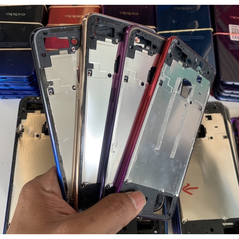 Bazzel Midle Oppo F9 / F9 pro tutup mesin oppo f9 original new