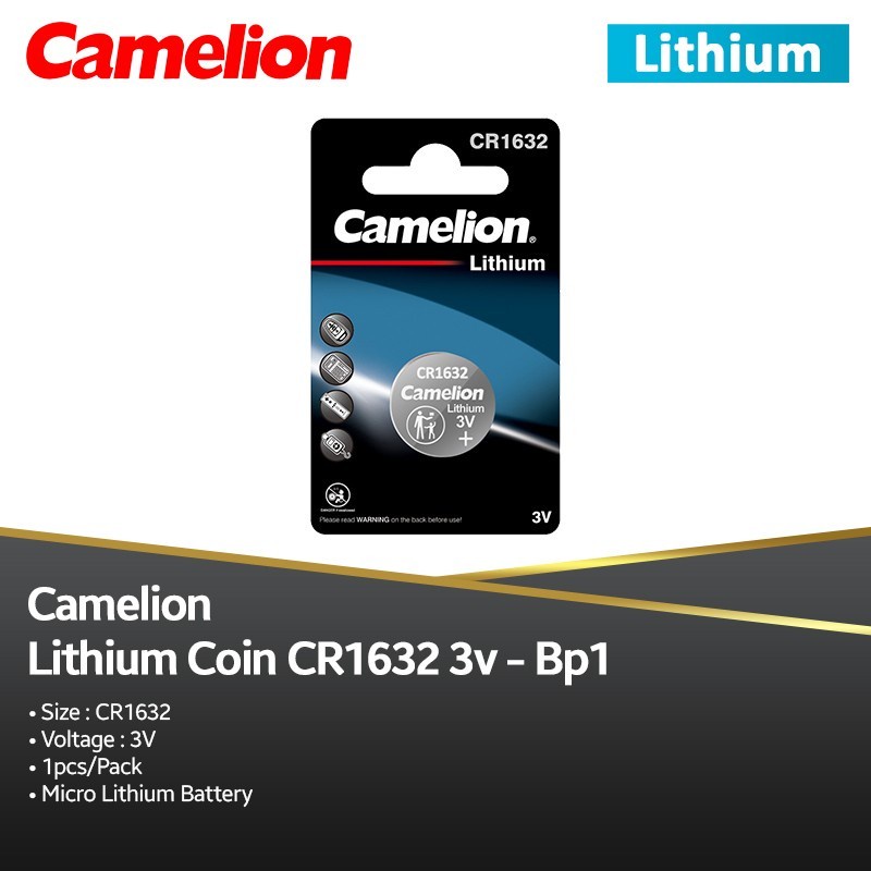 Baterai Coin Camelion CR1632 3V