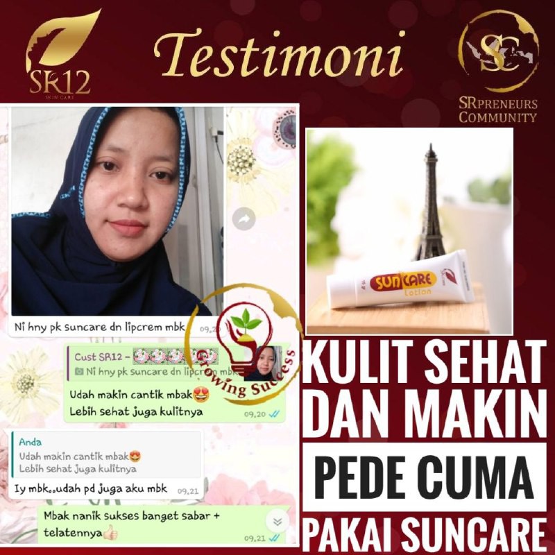 SR12 HERBAL SKINCARE SUNCARE LOTION BPOM / SUNBLOCK WAJAH BPOM MENJAGA KULIT TETAP SEHAT &amp; LEMBAB