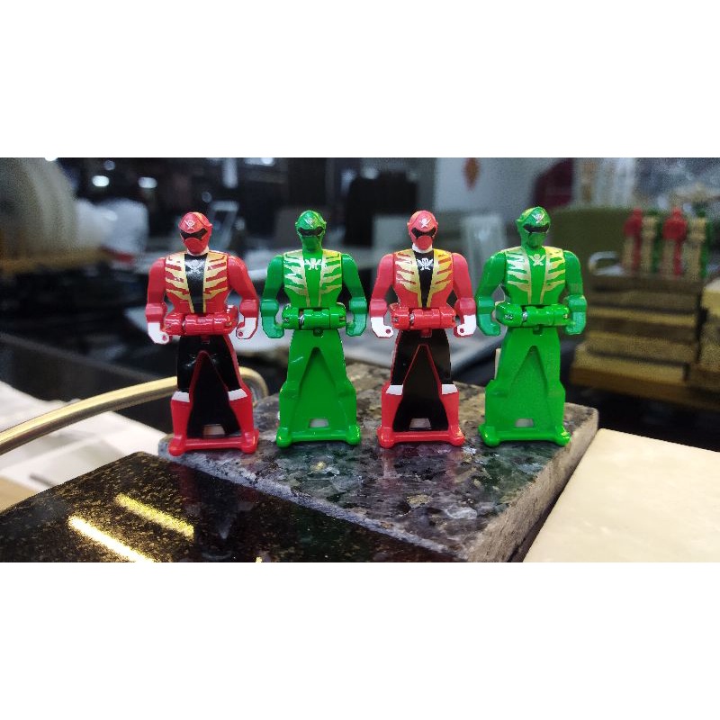 Set 4 Mini Keyranger Gokaiger