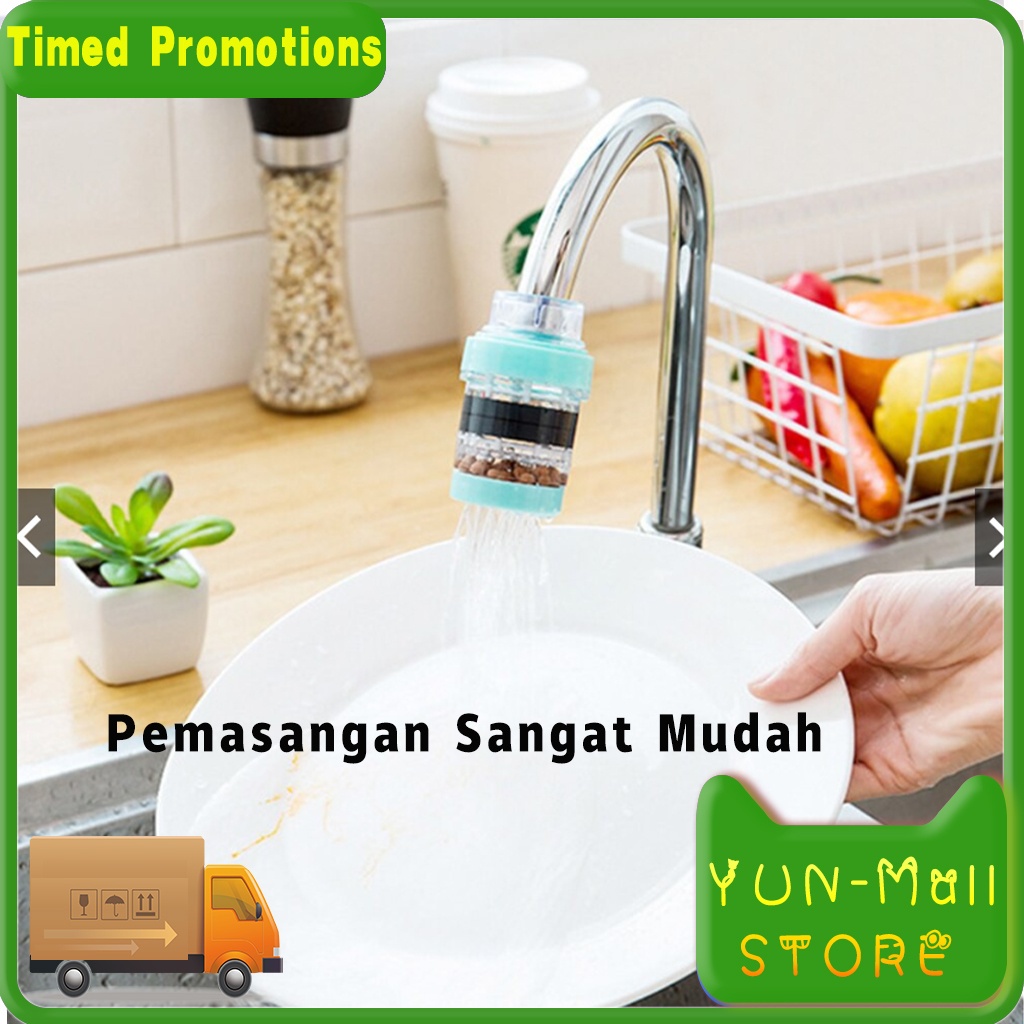 【COD+Dalam stok+Pengiriman Cepat】Filter Keran Penyaring Air Bersih Magnetisasi Batu Medis Rumah Tangga