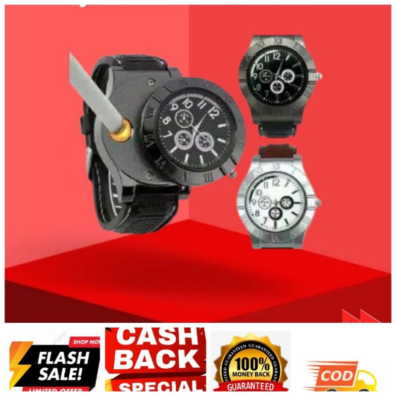 Jam Korek Api Charger Kado Unik