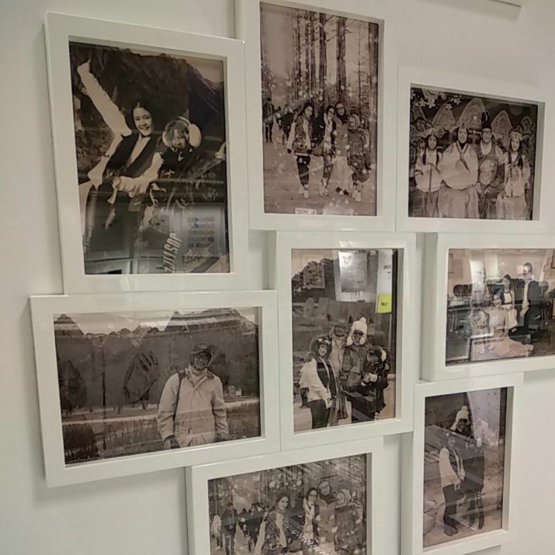 Terlaris Unik VAKSBO Bingkai Foto Kolase 8 Gambar Ukuran 5R + Packing-4