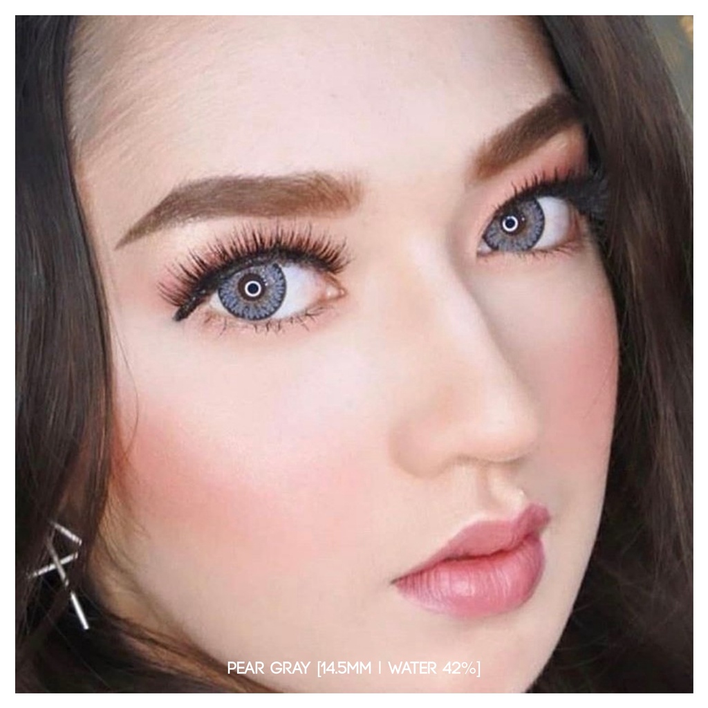 Softlens Pear Gray (Grey) | Dreamcolor1 [Mikhayloveshop]