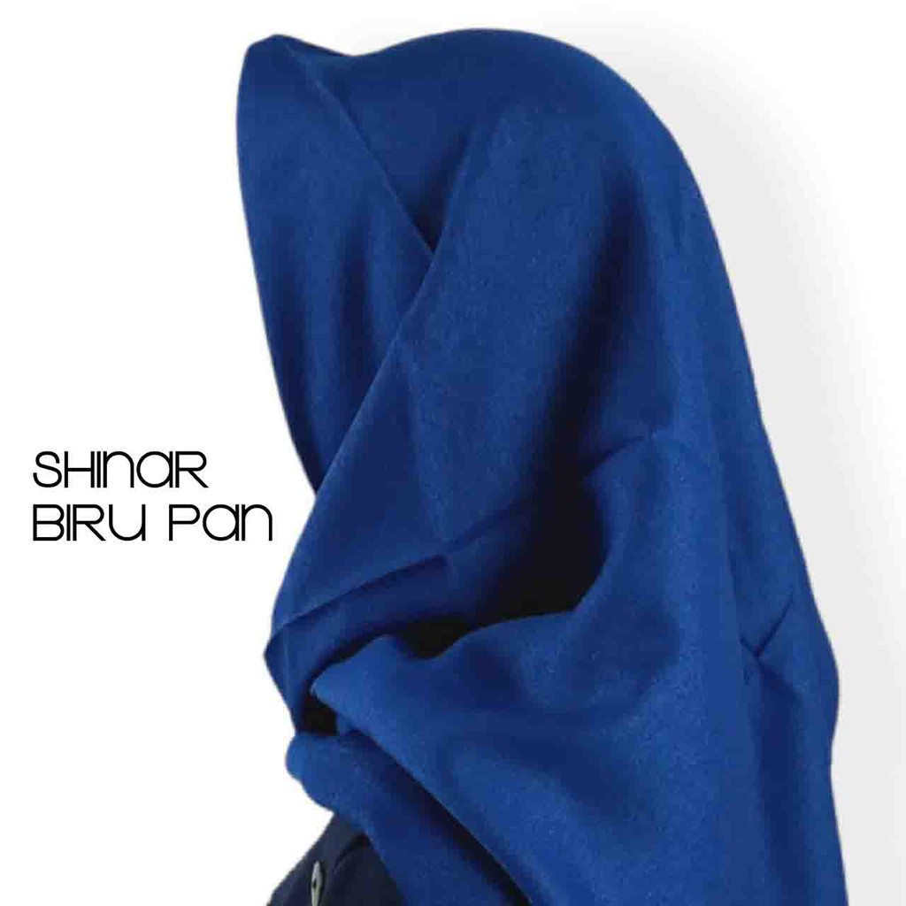 Jilbab Sinar Glamour Jilbab Shinar Kerudung Shinar Glamour Hijab Sinar Glamour Ansania Original Part 1-SINARJAHIT-BIRU PAN