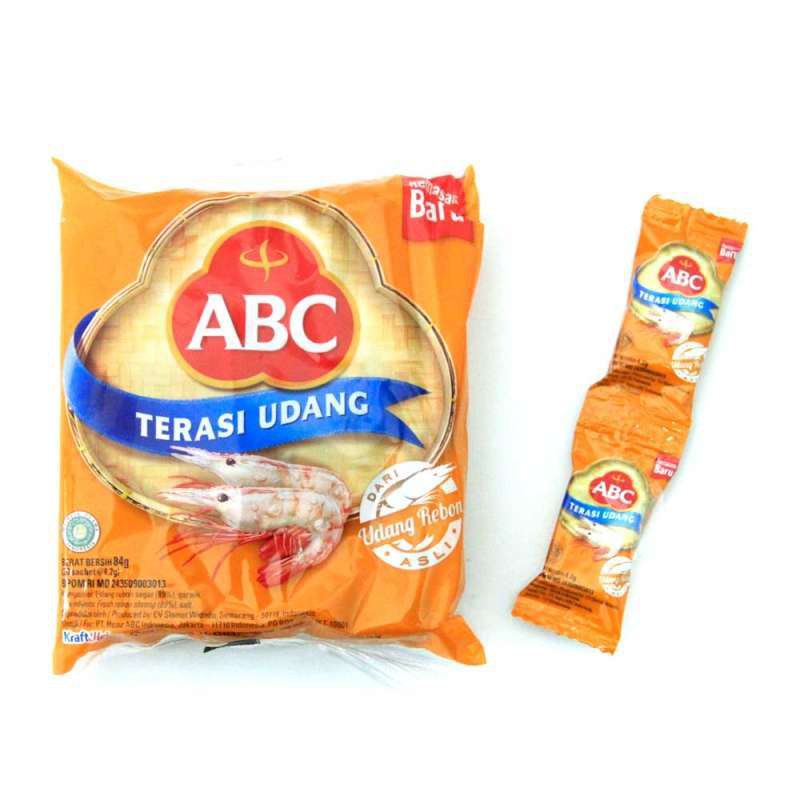 

TERASI ABC UDANG REBON ASLI 4,2gr ISI 20 SACHET