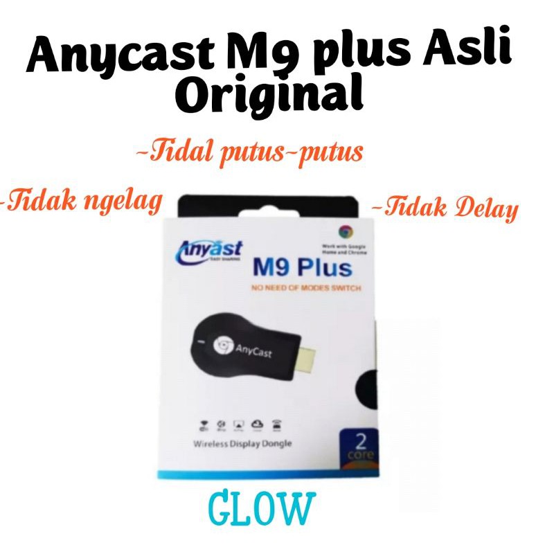 Anycast Dongle Hdmi M9 plus Asli original bkn m2 plus m4 plus