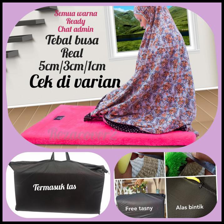 Tebal EmpukSajadah Busa Sajadah Bulu Sajadah Rasfur Busa 5Cm/3Cm/1Cm - Loreng Random,