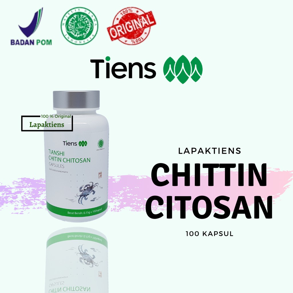 Jual Tiens Chitin Chitosan Kapsul Tianshi Harga Resmi Distributor Shopee Indonesia