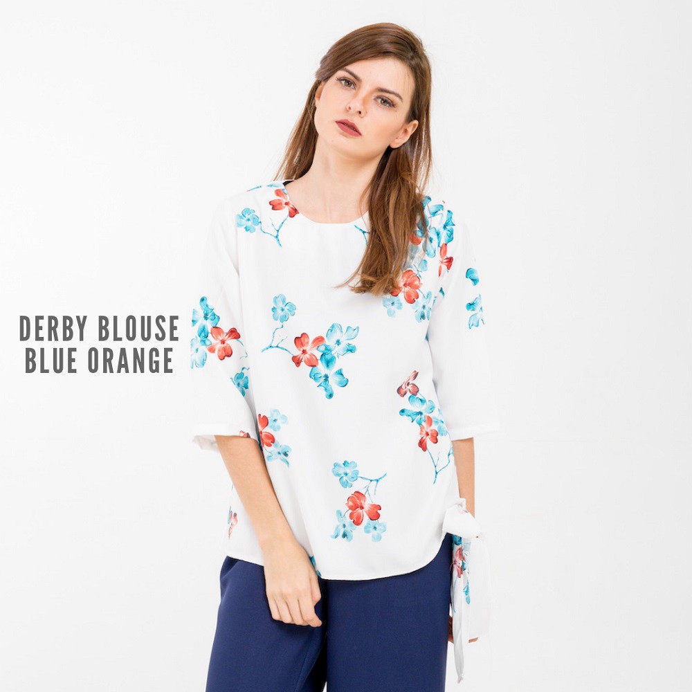 Derby Blouse Baju Atasan Wanita by FEMINE Shopee Indonesia Derby Blouse Baju Atasan Wanita by FEMINE Shopee Indonesia
