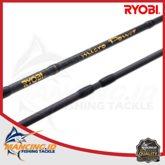 Termurah.. Joran Ryobi Micro Power Mps702Ul (Fuji) Ultra Light Spinning Rod Cv