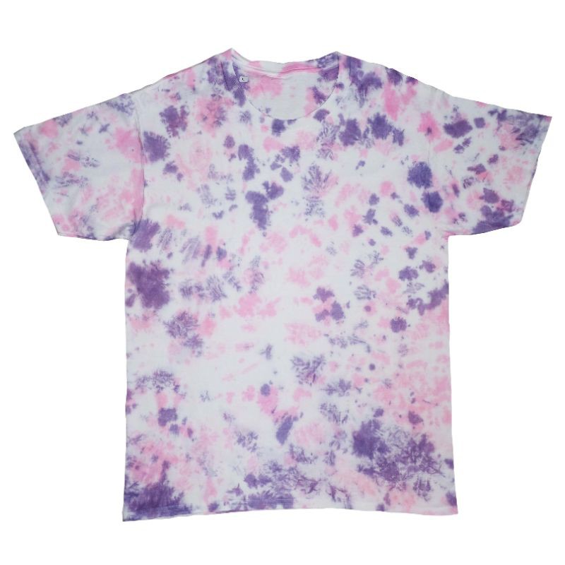 Baju Tie Dye - Marble Pink Purple