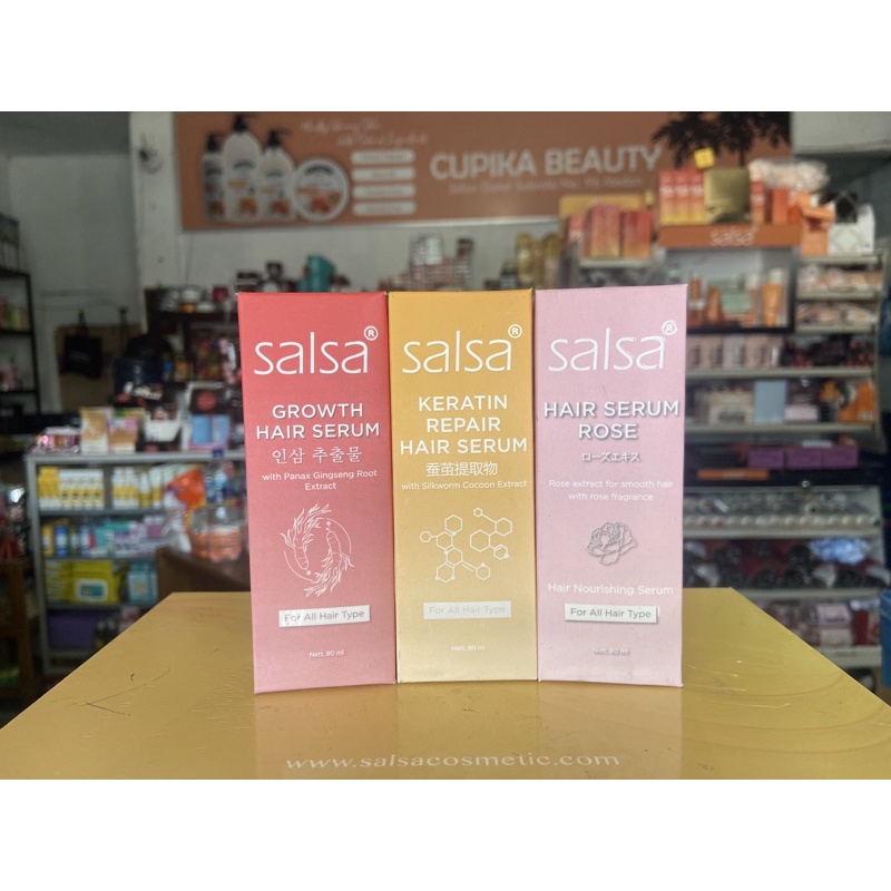 [ ca.bx ] 80 ml -- salsa hair serum -- serum rambut salsa -- salsa hair serum rose -- salsa hair serum keratin -- salsa growth hair serum