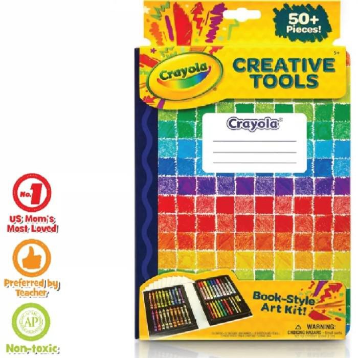 

Art / Crayola Creativity Tool Book-Creative Tools Book Style Art Kit