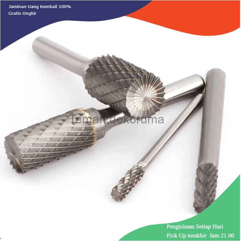 TD-DFA BINOAX Mata Bor Tungsten Carbide Rotary File Cylindrical - GJ0107