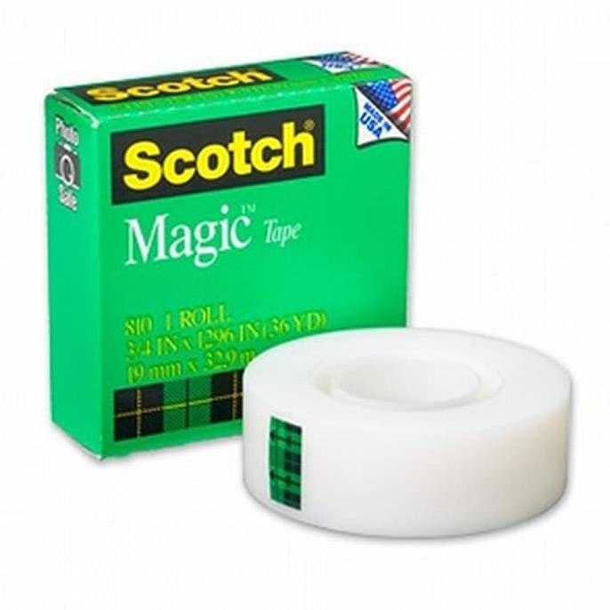 

Dapatkan Magic Scotch Tape 3M 810 (Isolasi) 1/2" X 36Y - Di Jual Dengan Murah Kualitas Baik