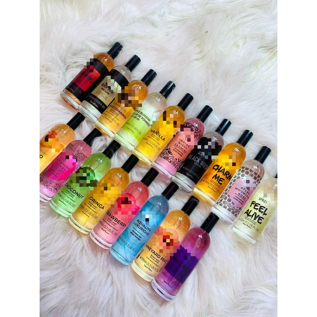 promo Parfume Body mist 100 ml free bubble wrap+ kardus packing aman